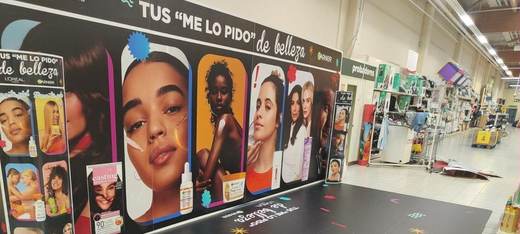 Campaña de suelo y pared en punto de venta